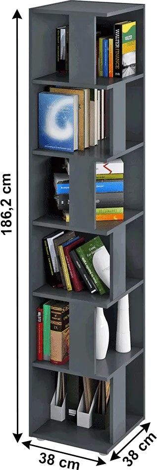 Sarok polc, grafit, KORIND