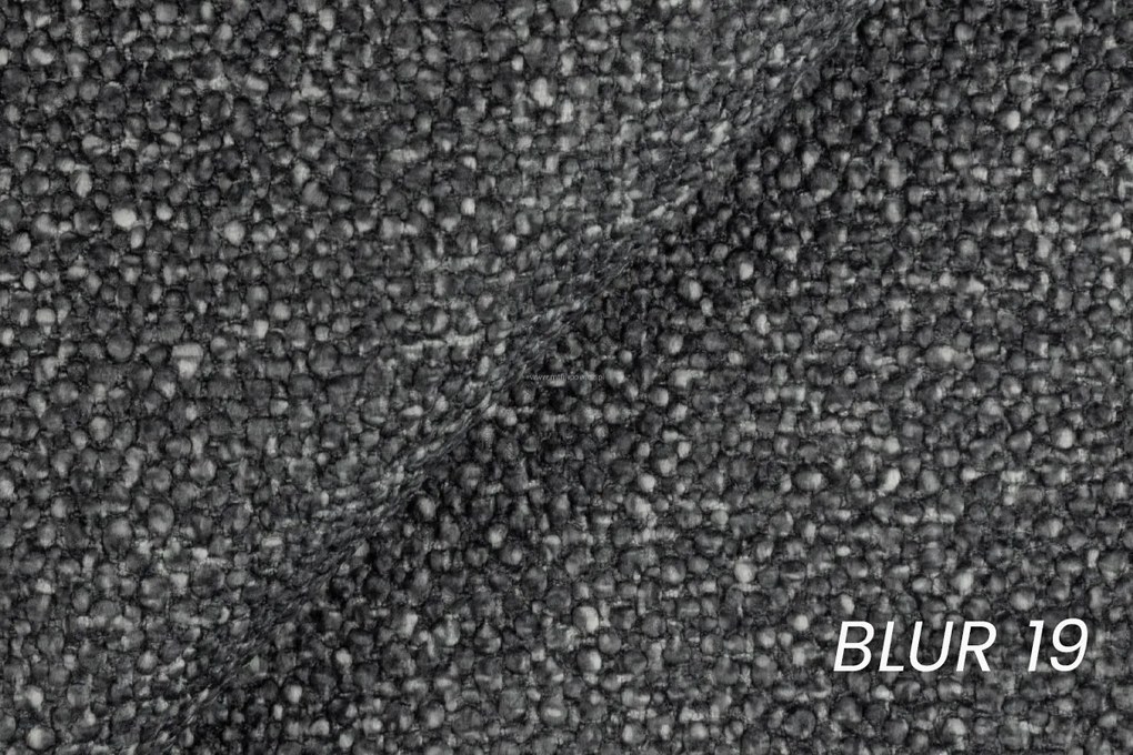 Lotulis L alakú sarokkanapé, bal oldali, kinyitható – sötétszürke Blur 19 hidrofób dzsörzé