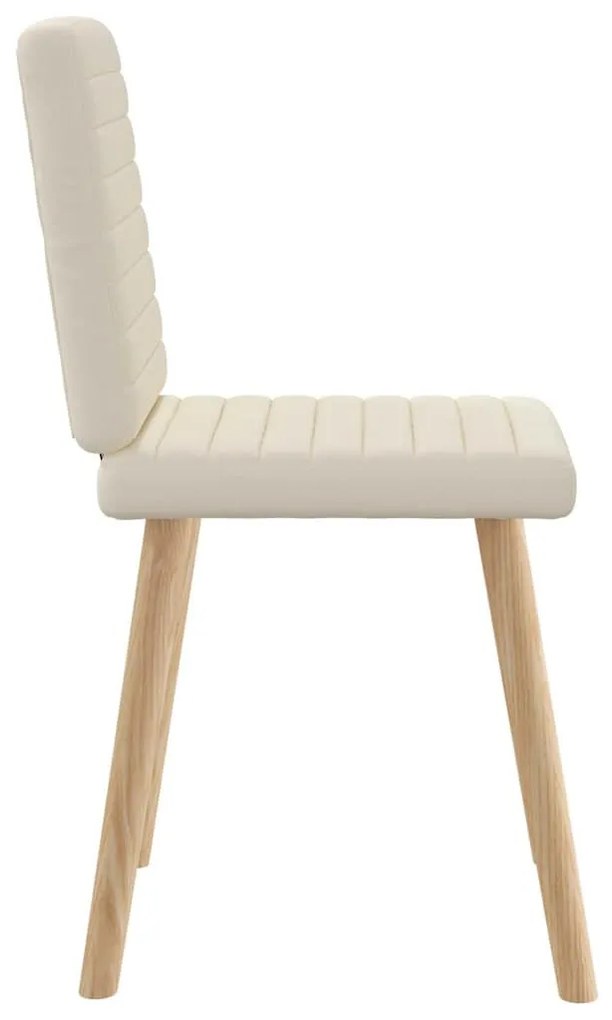 6 db vászonkárpitozású étkezőszék