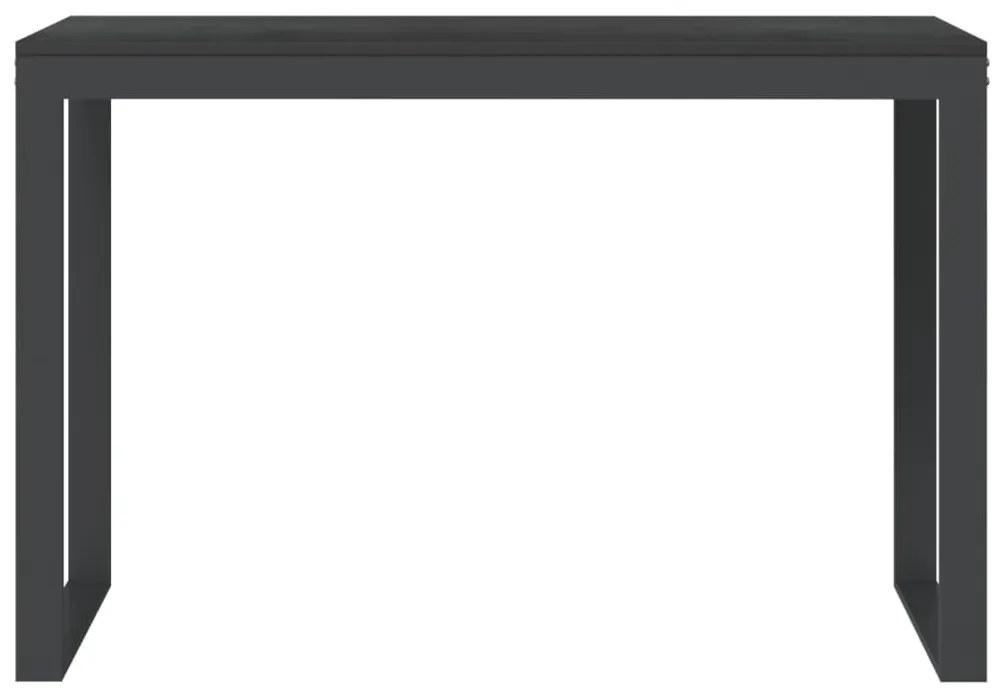 fekete forgácslap számítógépasztal 110 x 60 x 73 cm