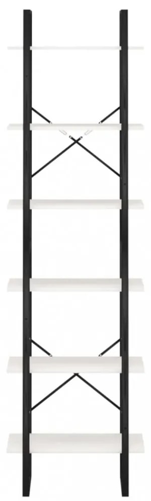 fehér tömör fenyőfa tárolópolc 60 x 30 x 210 cm