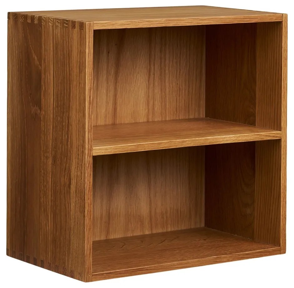 Natúr színű többszintes tölgyfa fali polc 18 cm Townsville – House Nordic