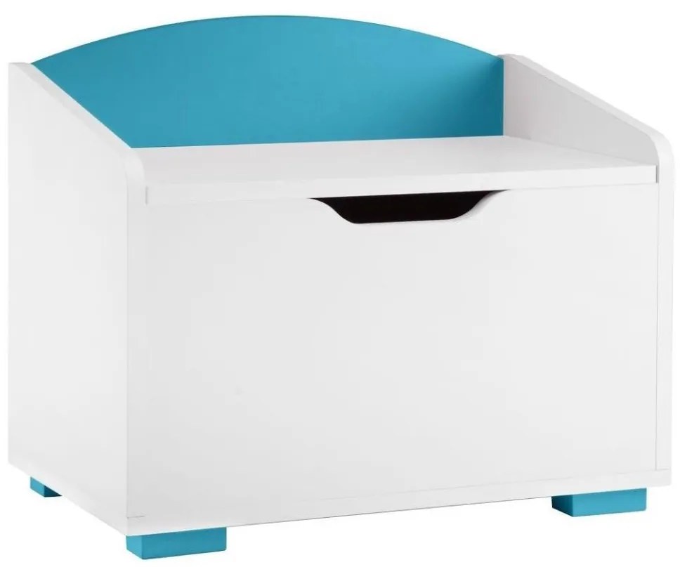 Gyermek tárolódoboz PABIS 50x60 cm fehér/kék