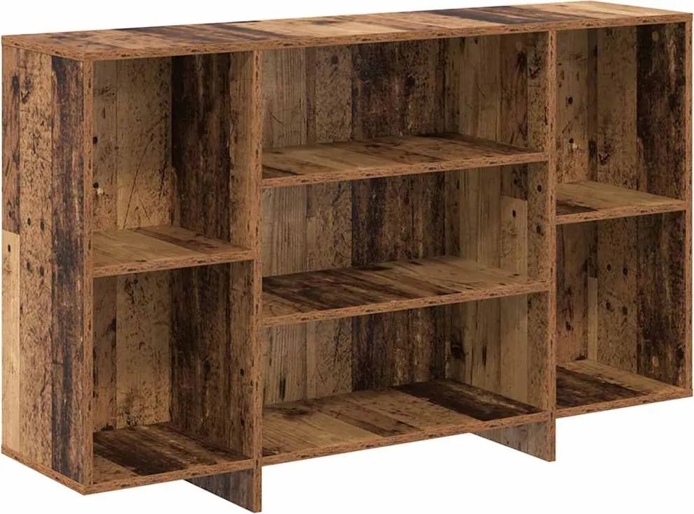 vidaXL Széf Öreg fa 120 x 30 x 75 cm Faanyag