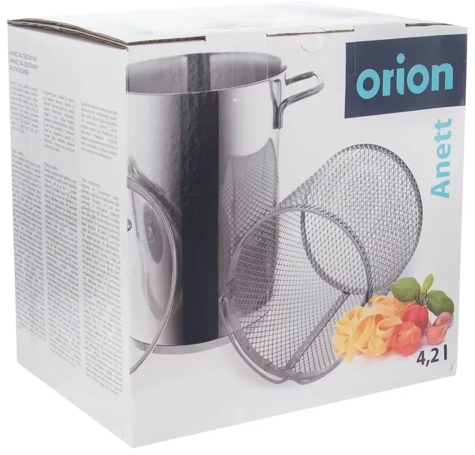 Indukciós tűzhelyhez alkalmas rozsdamentes acél edény 4 l Anett – Orion