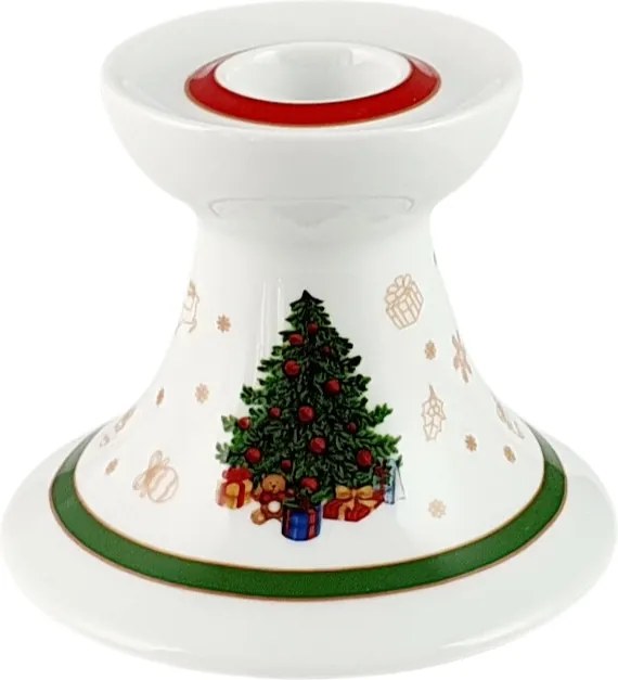 Porcelán Karácsonyi Gyertyatartó Diplomat Csendes ÉJ|Porcelán Bogucice