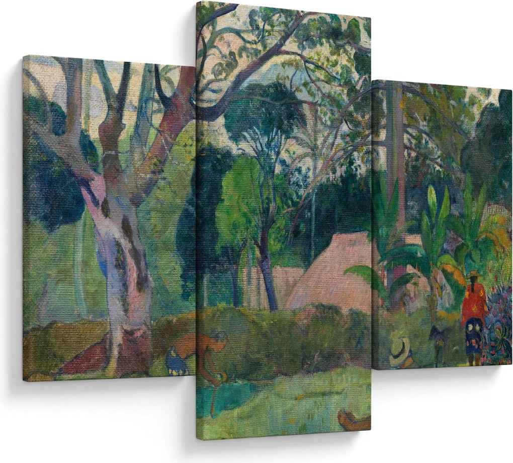 Kép - Paul Gauguin, Te raau rahi (The Big Tree), reprodukciók (90x60 cm)