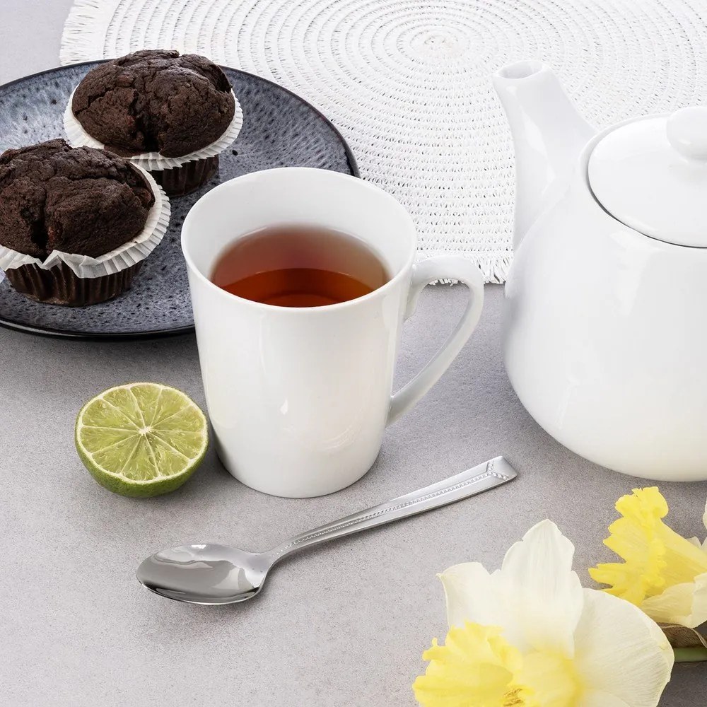 Ezüstszínű rozsdamentes acél evőeszköz készlet 24 db-os Bright – Orion