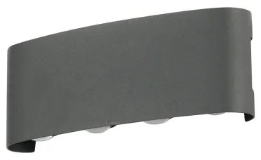 Brilagi - FLAREBOX LED/8W/230V kültéri fali lámpa, antracit, IP65