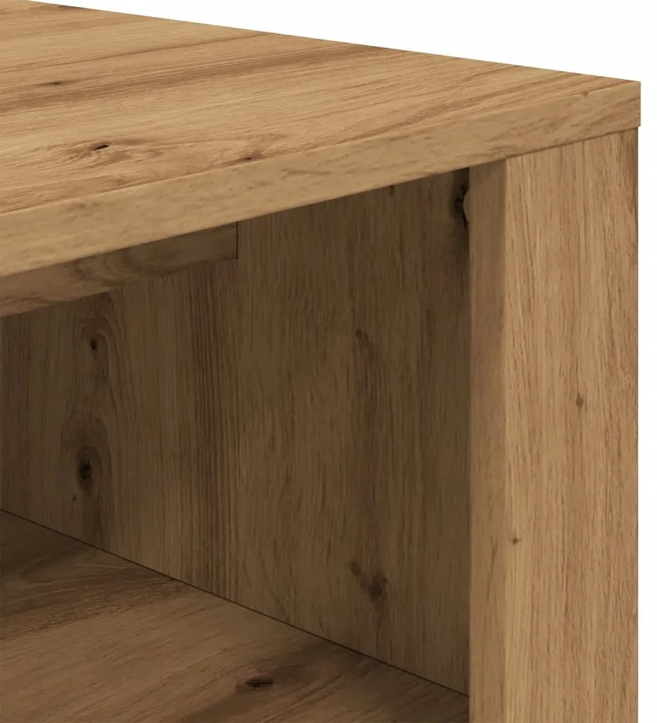 kézműves tölgy színű szerelt fa cipőtároló pad 100 x 35 x 45 cm
