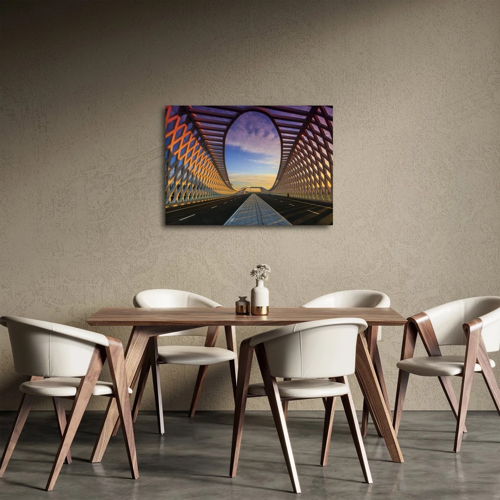 A modern hídépítészet képe (70x50 cm)