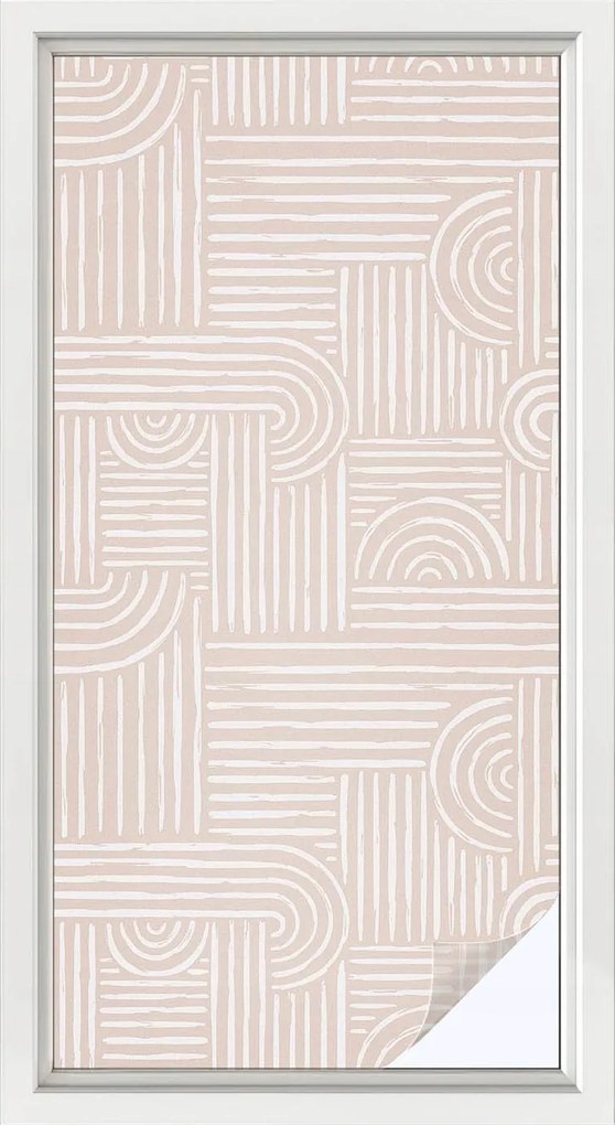 Szélvédőfólia Ablak Adatvédelem Geometrikus minta 50x100