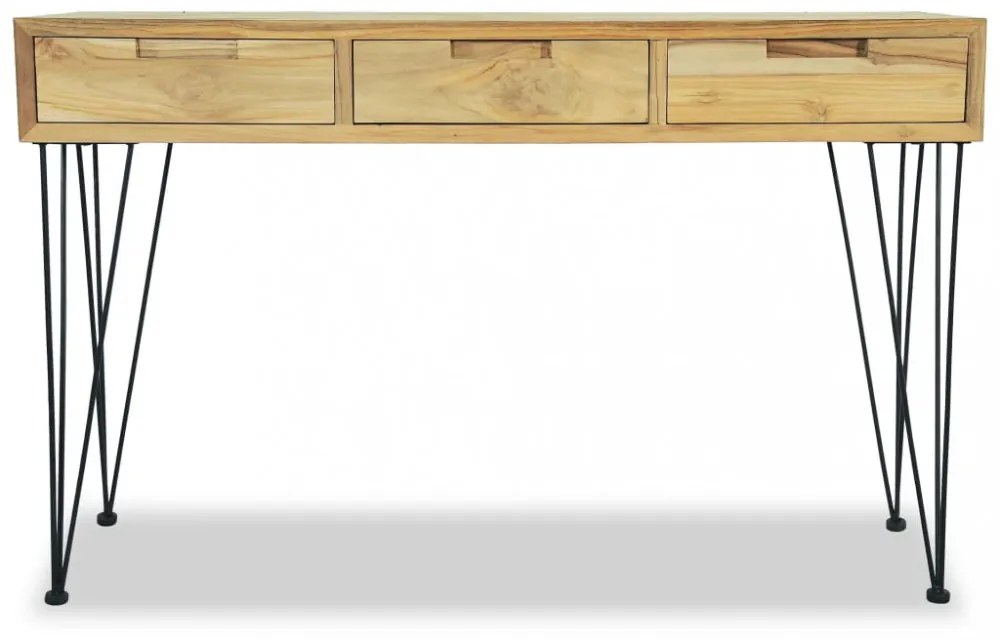 tömör tíkfa tálalóasztal 120 x 35 x 76 cm