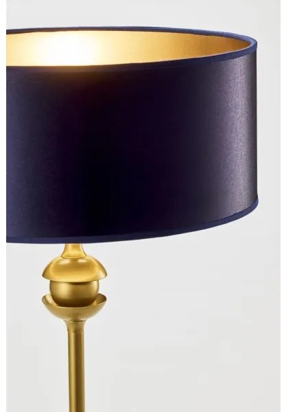 Jupiter 2116 - Asztali lámpa KASZMIR 1xE27/15W/230V kék/arany