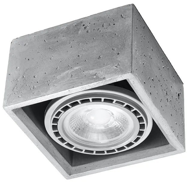 SOLLUX SL-0883 QUATRO Kocka Mennyezeti Lámpa Szürke GU10 IP20
