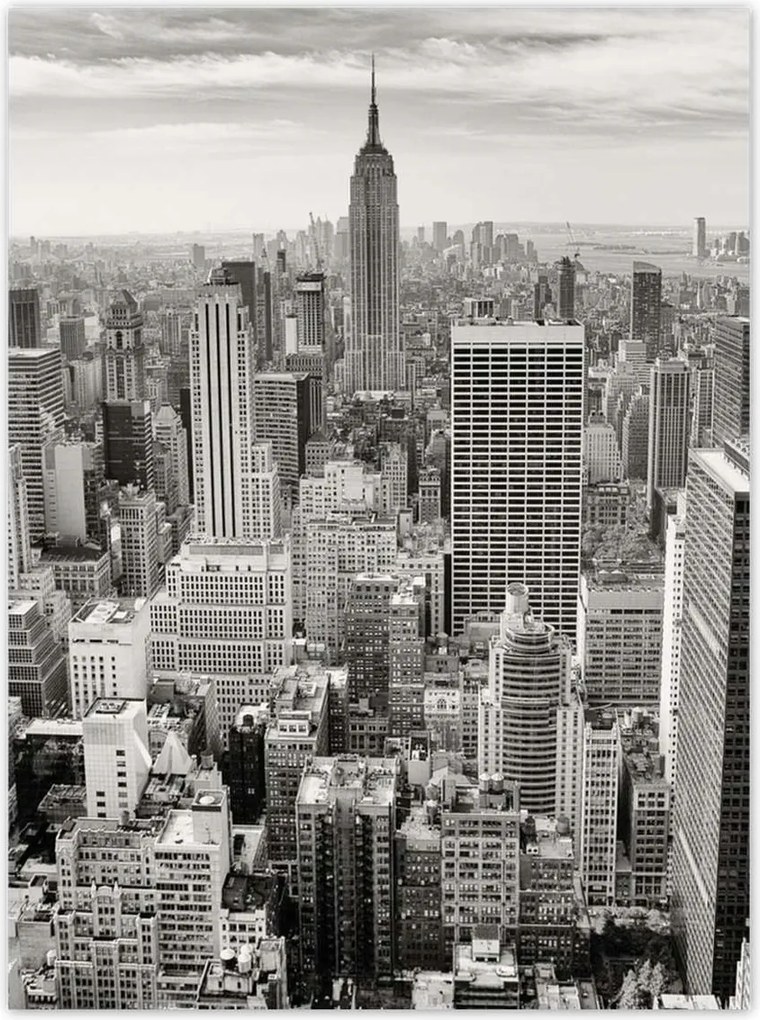 Poszterek 100x135 Manhattan madártávlatból