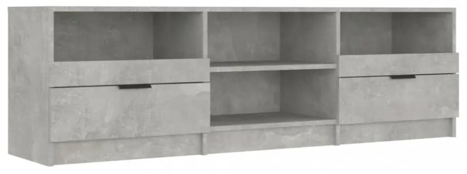 betonszürke szerelt fa TV-szekrény 69,5x30x50 cm
