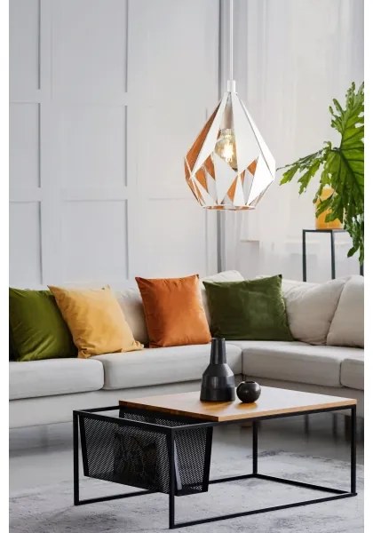 Eglo 43001 - Csillár zsinóron CARLTON 1xE27/60W/230V