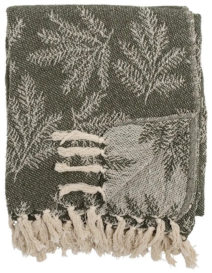 Khaki takaró 130x160 cm Gabriela – Bloomingville