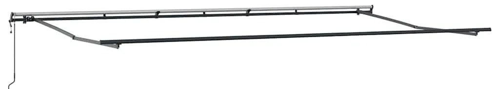 Behúzható napellenző Fehér 600 × 300 cm szövet