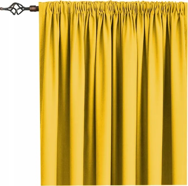 Panama Matt Szalagfüggöny 145x250 citromsárga