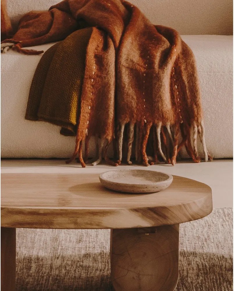 Kő dekoratív tálca ø 18 cm Madlena – Kave Home