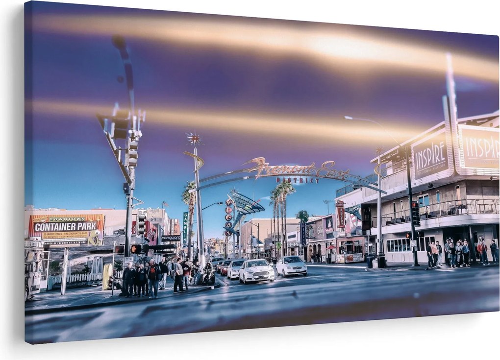 Kép egy utcáról Las Vegasban (90x60 cm)