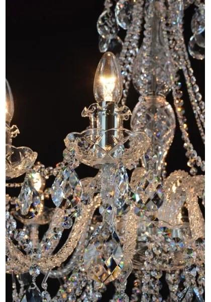 Wranovsky JWZ124122101 - IMPERIAL kristály csillár láncon, 12xE14/40W/230V