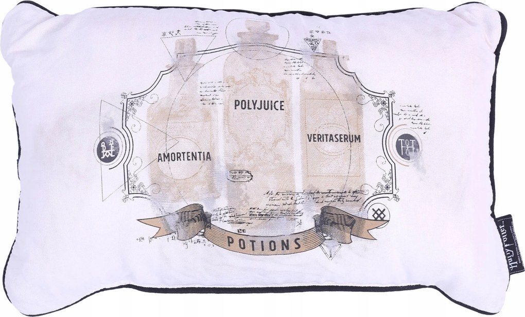 Krémszínű-khaki párna Harry Potter