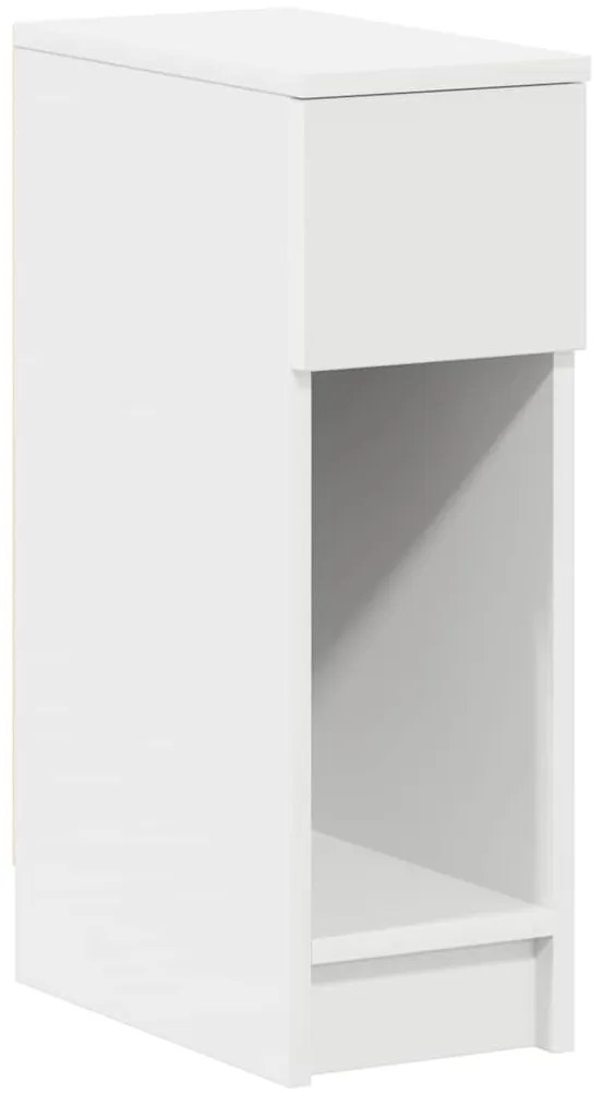 éjjeliszekrények fiókos 2 db fehér 20 x 36 x 60 cm