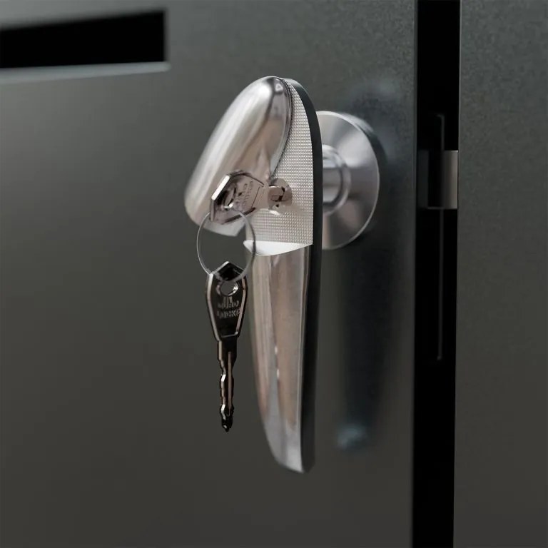 Fém szeméttároló fedél 66 × 119 × 80 cm