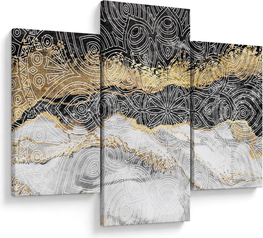 Kép - Mandala márványból (90x60 cm)