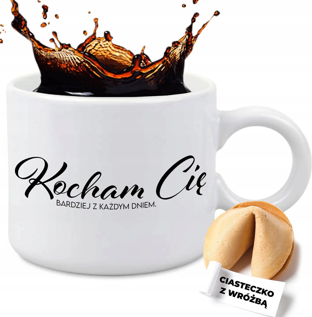 Bögre Fehér 300ml Sütemény Vicces Ajándék Pároknak Minden Nappal