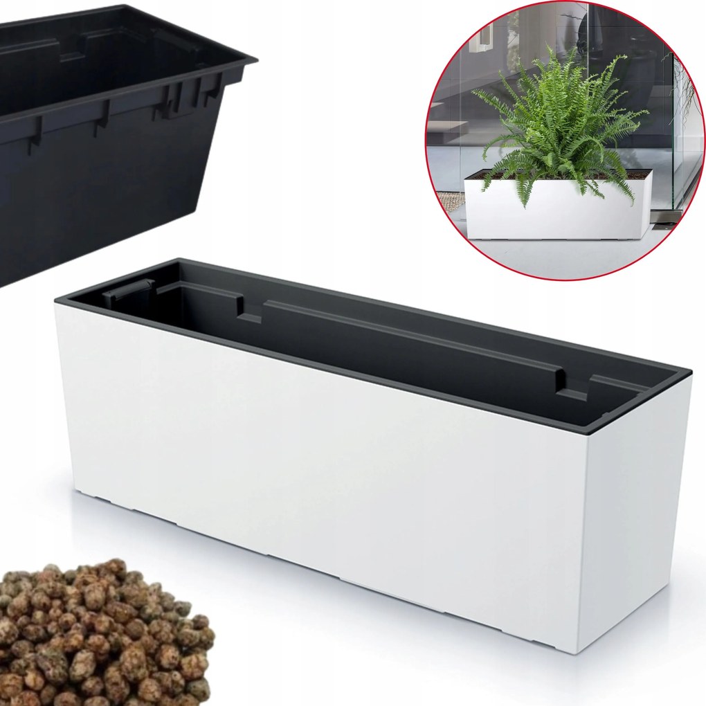 Urbi DUC600 hosszúkás kaspó keramzit 2l Doboz utántöltő