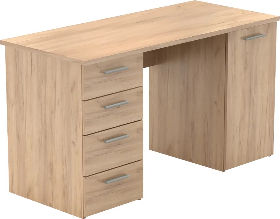 Íróasztal, artisan tölgy, EUSTACH