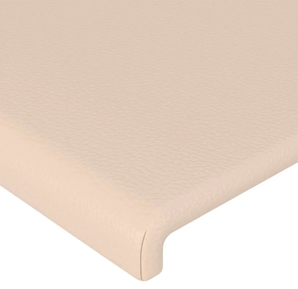 4 db cappuccino színű műbőr fejtámla 90 x 5 x 78/88 cm