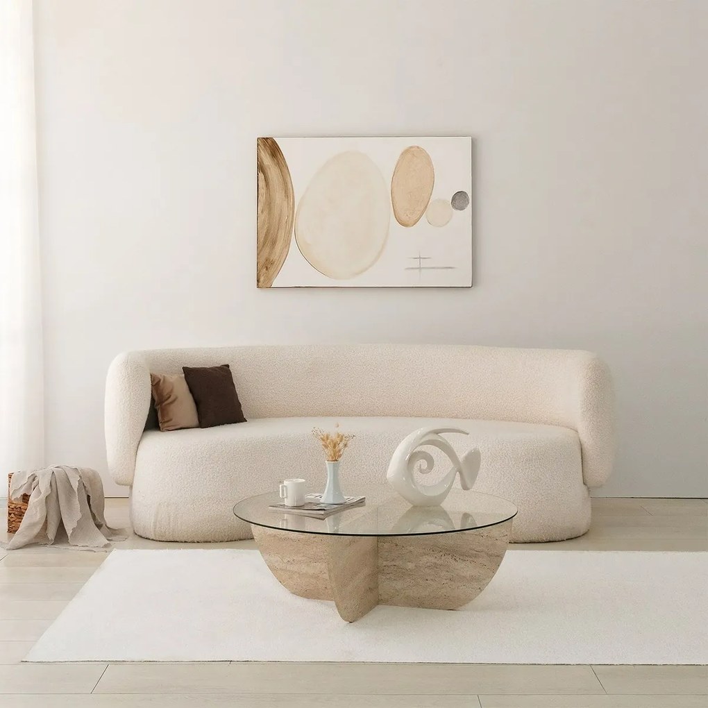 Lily Travertine konferenciaasztal
