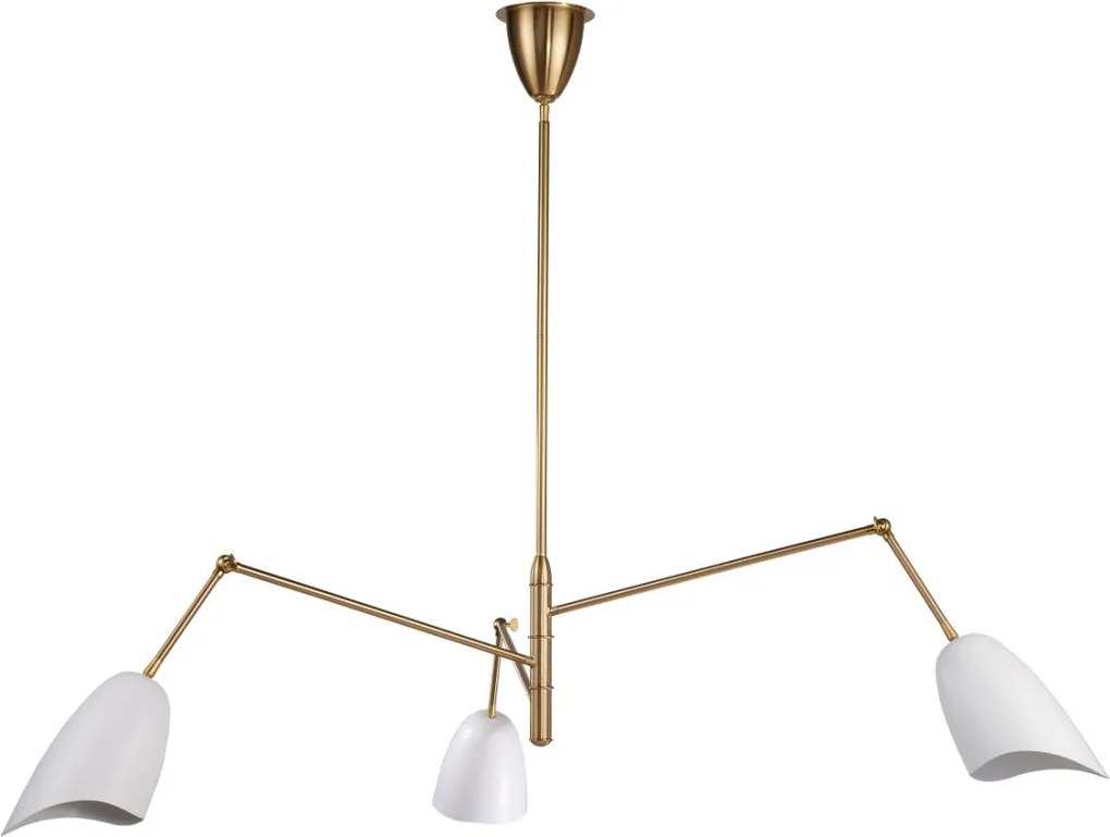 Step Into Design RAGNO ST-8625P white Plafonlámpa 3x40w/E27 IP20