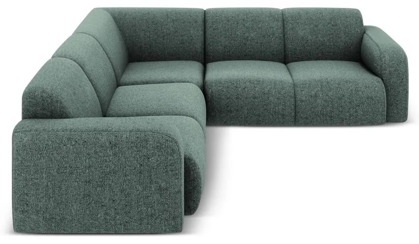 Petróleum színű sarokkanapé (variálható-L alakú) Molino – Micadoni Home