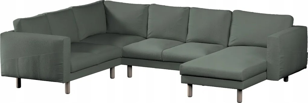 Norsborg 5 személyes kanapé huzat Ikea zöld bukla