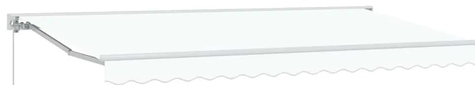 Behúzható napellenző Fehér 400x200 cm szövet