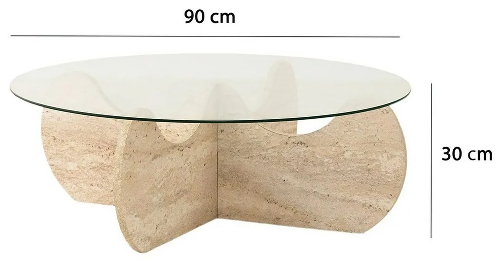 Hima Travertine konferenciaasztal