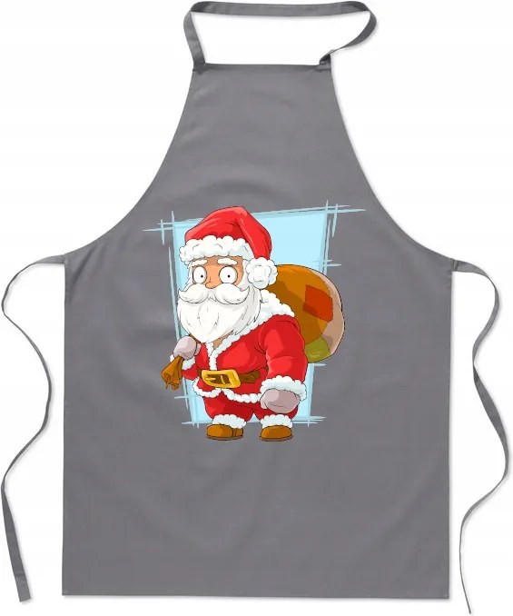 Konyhai kötény nyomtatás Mikulás Ajándékok Karácsonyi ajándék