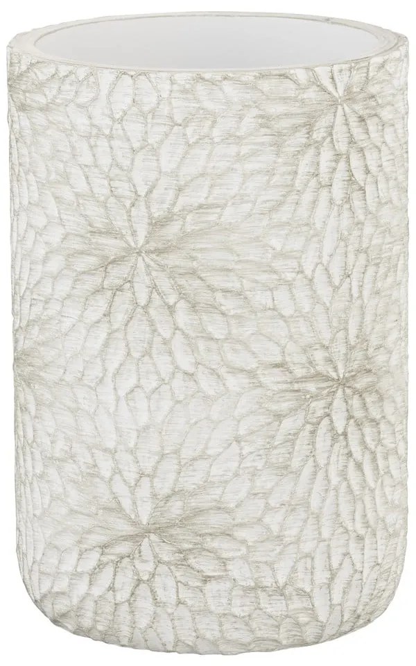 Fehér-aranyszínű poligyanta fogkefetartó pohár Montalfano – Wenko