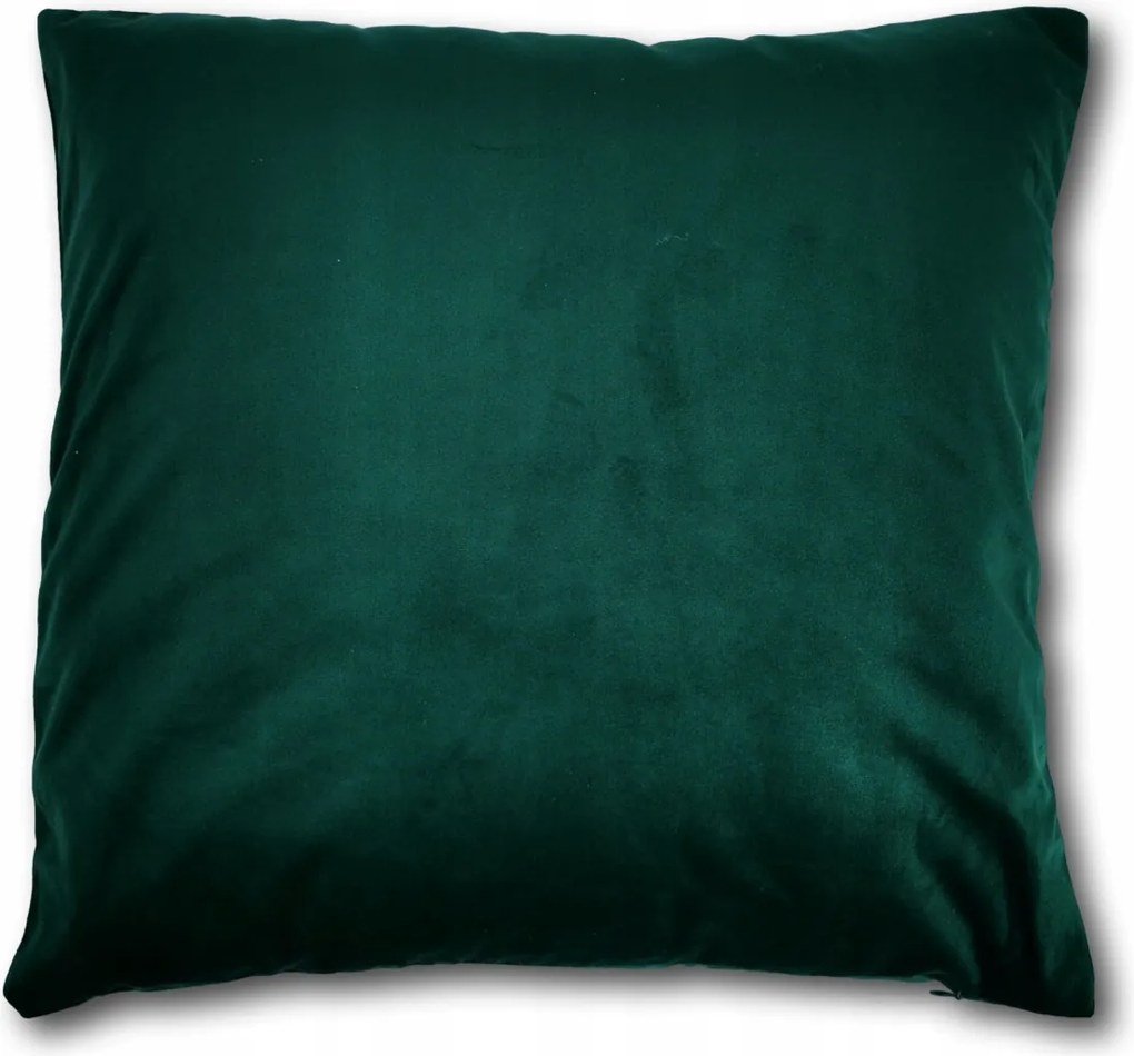 Zöld velúrszerű párnahuzat