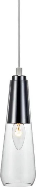 MARKSLÖJD 105466 MICK Modern Függesztett Lámpa Króm, Átlátszó E14 IP20