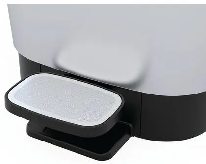 Chic műanyag szemetes kosár, térfogata 60 l, Coffee menu