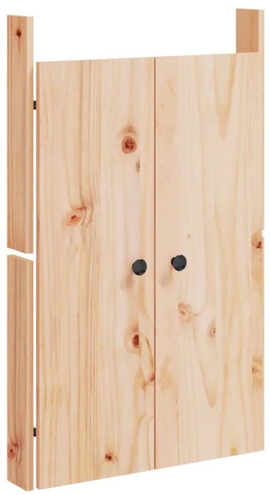 vidaXL tömör fenyőfa kültéri konyhaszekrény