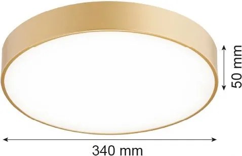 ARGON 8349 TIAMO Ernyős Mennyezeti Lámpa Arany LED IP20