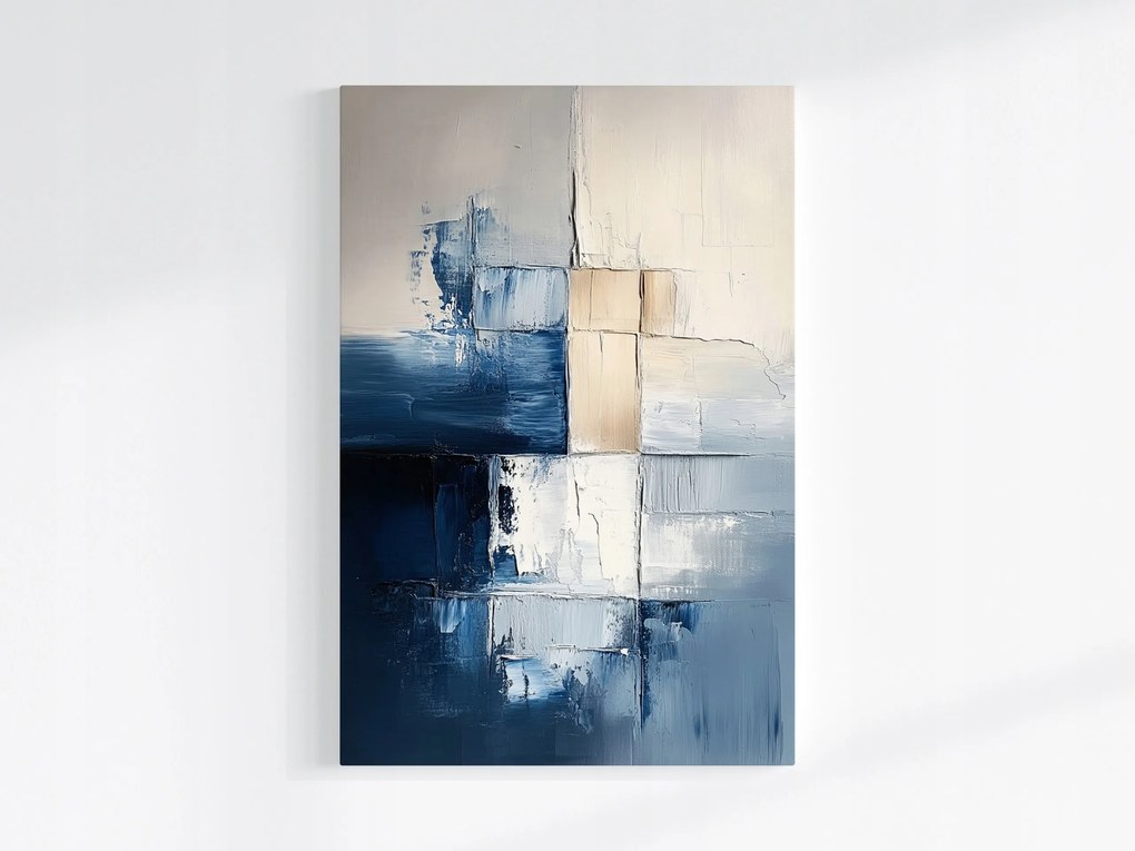 Canvas Vászonkép Absztrakt 3D Szerkezet Geometria Glett 80x120